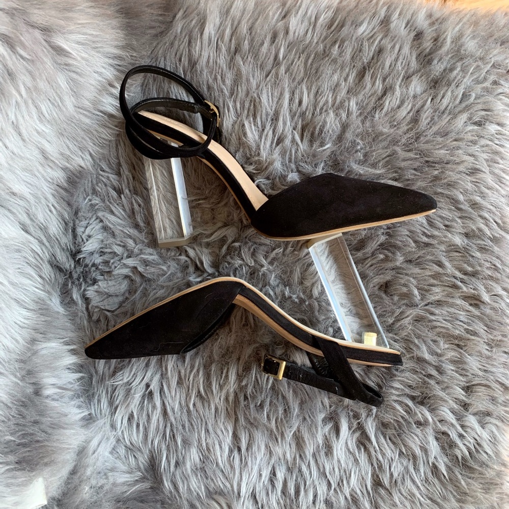 Lucite Heel Pumps